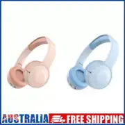 * Wireless Bluetooth-Compatible Over Ear Headphones Gaming Headphones (Pink)