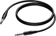 PROCAB Audio Cable 1.5mt JACK6.3mm Mono/Jack 6.3mm Mono