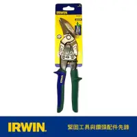 在飛比找momo購物網優惠-【IRWIN 握手牌】直右彎鐵皮剪9.520SR(IW-10