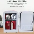 Mini Fridge 4L Portable Cooler Warmer Personal Refrigerator Includes DC12V Ca AU