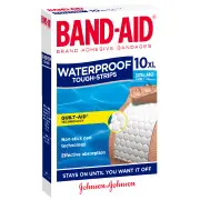 Band-Aid Tough Strips Waterproof Extra Large X 10