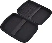 Shockproof Hard Disk Drive Storage Bag Digital Accessory Organizer with Elastic Straps and Mesh Pocket for Travel Durable Protection for Chargers Cables and More