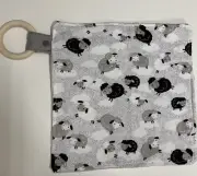 Baby Comforter Teether Lovey Flannelette Minky