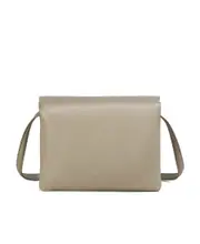 Beige leather Prisma pouch One size Nude