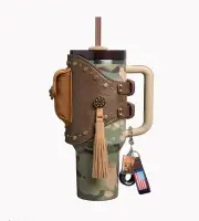 The Post Malone x Stanley Quencher H2.0 FlowState™ Tumbler with Pouch IN HAND