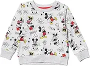 [Disney] Mickey and Minnie Mouse Girls French Terry Pullover Sweatshirt