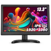 13.3" Security HD Monitor 1920x1080 HDMI VGA AV BNC USB Input for CCTV PC Gaming