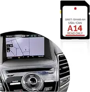 SSNNUU A14 Navigation SD Card,2023 Latest Version US & Canada Maps Car GPS Navigation System SD Card GM5T-19H449-AH Compatible with Ford Lincoln,Road Trip Essentials