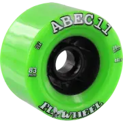 ABEC 11 Refly 83mm 74a Lime Skateboard Wheels 4 Pack