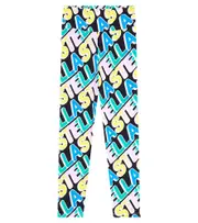 [Stella McCartney Kids] Stella McCartney Kids Logo jersey leggings Y 4 multicoloured