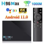 H96 MAX RK3566 TV Box Android 11 8GB RAM 64GB 4GB 32GB Support 1080p