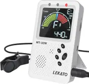 3-in-1 Digital Metronome Tuner, Rechargeable, Tone Generator for All Instruments