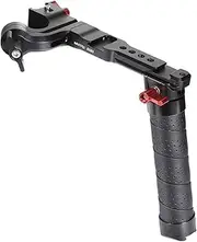 R083 Multi-Form Gimbal Stabilizer Handle Foldable Hand Ex ion Bracket with Cold Shoe Mounts 1/4 Inch Threads Al num Alloy Repla ent for Ronin RSC2 Black One Size