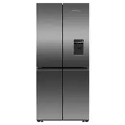 Fisher & Paykel 498L Series 7 Quad Door Refrigerator Freezer, Ice & Water