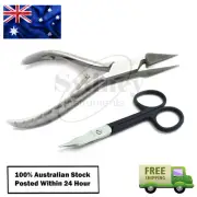 Manicure Pedicure Toe Ingrown Nail Cutter Podiatrist & Cuticle Nail Scissor