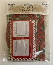 Tim Holtz idea-ology Baseboards Christmas Noel 2020 Vintage 17 Pieces Brand New