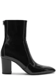 Saint Laurent Joelle 70 Leather Ankle Boots - Black - 39 (IT39 / UK6) 39 (IT39 / UK6)