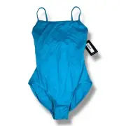 Bloch Dance Women’s Nejor Microlux Camisole Leotard Turquoise Size Large NWT