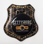 GETTYSBURG NATIONAL MILITARY PARK LEATHER FOB REFRIGERATOR MAGNET NEW