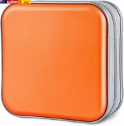 40 Capacity CD Case Wallet, Hard CD/DVD Case Holder for Automotive Durable Plast