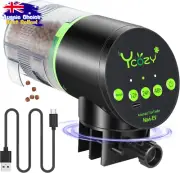 Automatic Fish Feeder USB Rechargeable Timer Moisture-Proof for Aquarium/Tank