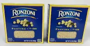 Ronzoni Pastina Macaroni 12 Oz Each / Expires 2025 / Pack of 2