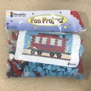 Hexabits Train Flexible Building Tiles 2D 3D, Imagine Create Connect, NEW NIP