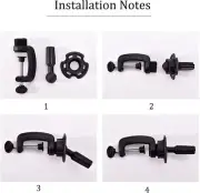 Mannequin Head (or anything) Clamp Mount Stand