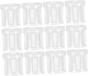 12Pcs Magnifying Critter Boxes Multi Function Containers for Insect Viewing High Transparency with Ventilation for Observing Tiny Bugs and Insects Structure