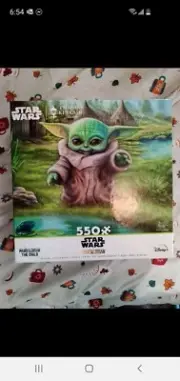Baby Yoda Thomas Kinkade Puzzle