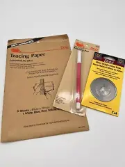 Dritz Mark-B-Gone Marking Pen & Tracing Paper & 60mm Rotary Blade NIP