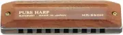 SUZUKI 10 hole harmonica PURE HARP MR-550H / C style Wooden Body NEW from Japan