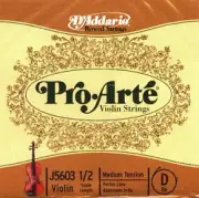 D'Addario J560312M Proarte Violin D 1/2 Med