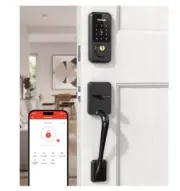 Smart Front Door Lock Set, Keyless Entry Door Lock with Handle, Electronic Keypa