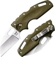 COLD STEEL Tuff Lite 2.5" AUS8A Sheepsfoot Razor-Sharp Plain Blade 3.5" Griv-Ex Handle Pocket Folding Knife