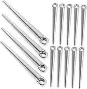[CATIEBYE] Diy Jewelry Charms 30pcs Metal Cone Pendants Long Spike Charms for Necklace Diy