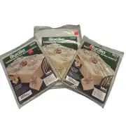 Bucilla Cross Stitch ROUND Tablecloth/8 SQUARE Napkins MISTY ROSES Patterns Only