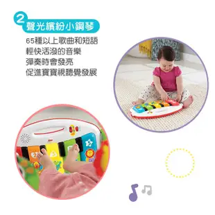 【超取免運+領券折+贈品】Fisher-Price 費雪 可愛動物鋼琴健身器 踢踢琴 三合一健力架