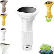 Minilabbies Microscope, Digiscope Pro - Advanced Digital Microscope. Mini Digital Microscope, Portable Handheld Microscope, Pocket Handheld Digital Microscope (White)