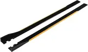 New W205 Side Skirts Extension Rocker Splitters Winglet Wings Compatible for Mercedes Compatible for Benz W205 W204 W203 W212 W213 W117 W176 Body Kit(Black Yellow)