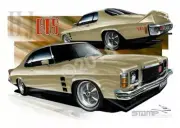 Holden Monaro HJ MONARO CPE ANTELOPE A3 FRAMED PRINT (HC148I)