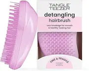 Tangle Teezer | The Fine and Fragile Detangling Hairbrush for Wet & Dry Hair | Colour Treated, Fine, Fragile Hair | Pink Dawn