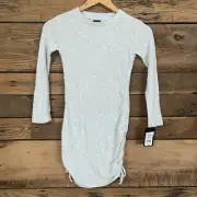 Girls Art Class Light gray Long Sleeve sweater dress Ribbed S 6/6X NEW