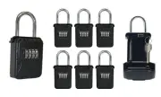Vault Locks 3200 Key Lock Box Waterproof Combination Hanging Lock Keysafe 6-PACK