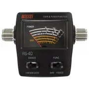 Nissei RS-40 SWR and Power Meter (UHF/VHF 144/430 MHz Band, 200 Watts)