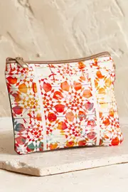Printed Fabric Zip Pouch--ZOD-4869