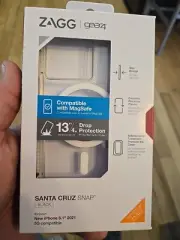 iPhone 13 Pro Case CLEAR ZAGG Crystal Palace Snap for MagSafe New Pro 6.1" 2021