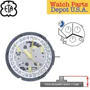 Genuine ETA G15.212 Swiss Made Chronograph Movement, (Multiple Variation) - NEW!