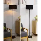 AU LED Floor Lamp Simple Decorative E27 Floor Standing Bedside Lamp With Fabric