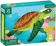 Mudpuppy - Mini Puzzle Green Turtle 48pc